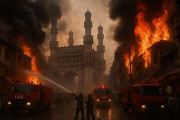 Hyderabad Charminar Fire