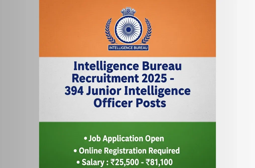 Intelligence Bureau Recruitment 2025