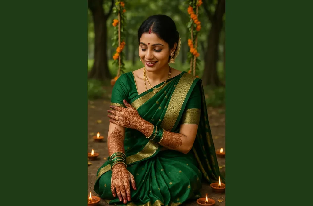 hartalika teej 2025 wishes mehndi design