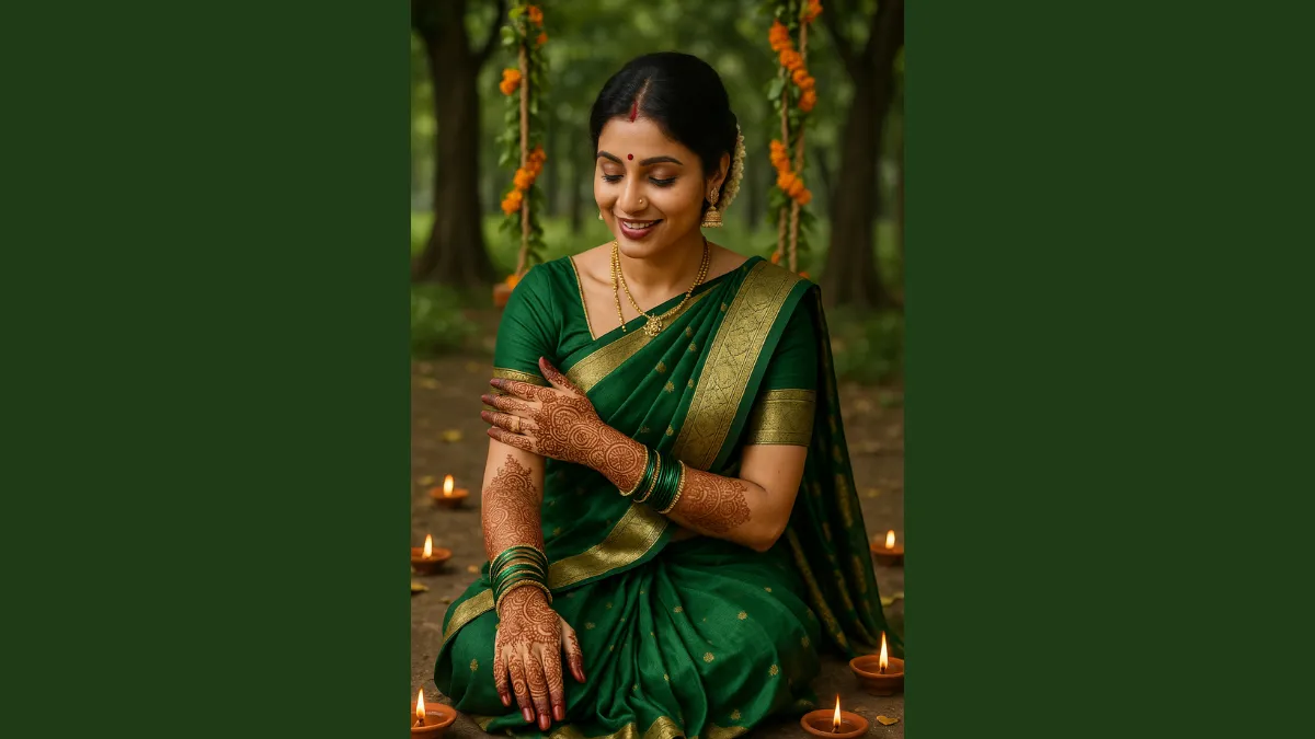hartalika teej 2025 wishes mehndi design