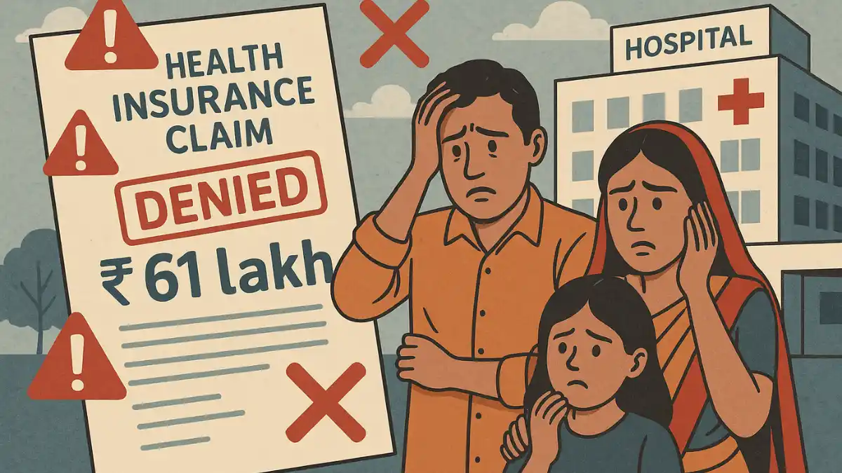 Niva Bupa health insurance claim controversy featuring ₹61 lakh dispute case